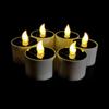 Solar Tea Lights LED Candle Light Outdoor Waterproof Energy Electronic Flickering Solar Lamp Garden