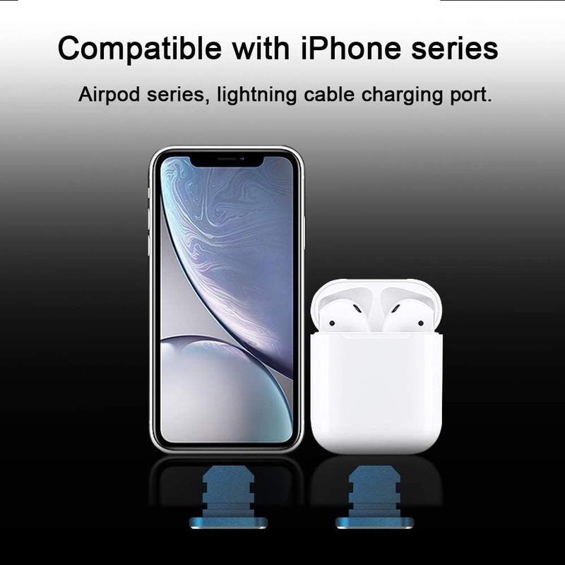 2 шт. Металлические заглушки для iPhone 14 13 12 Смартфона Водонепроницаемая Пылезащитная Заглушка из Алюминиевого Сплава для Серии Apple Защита Порта Lightning