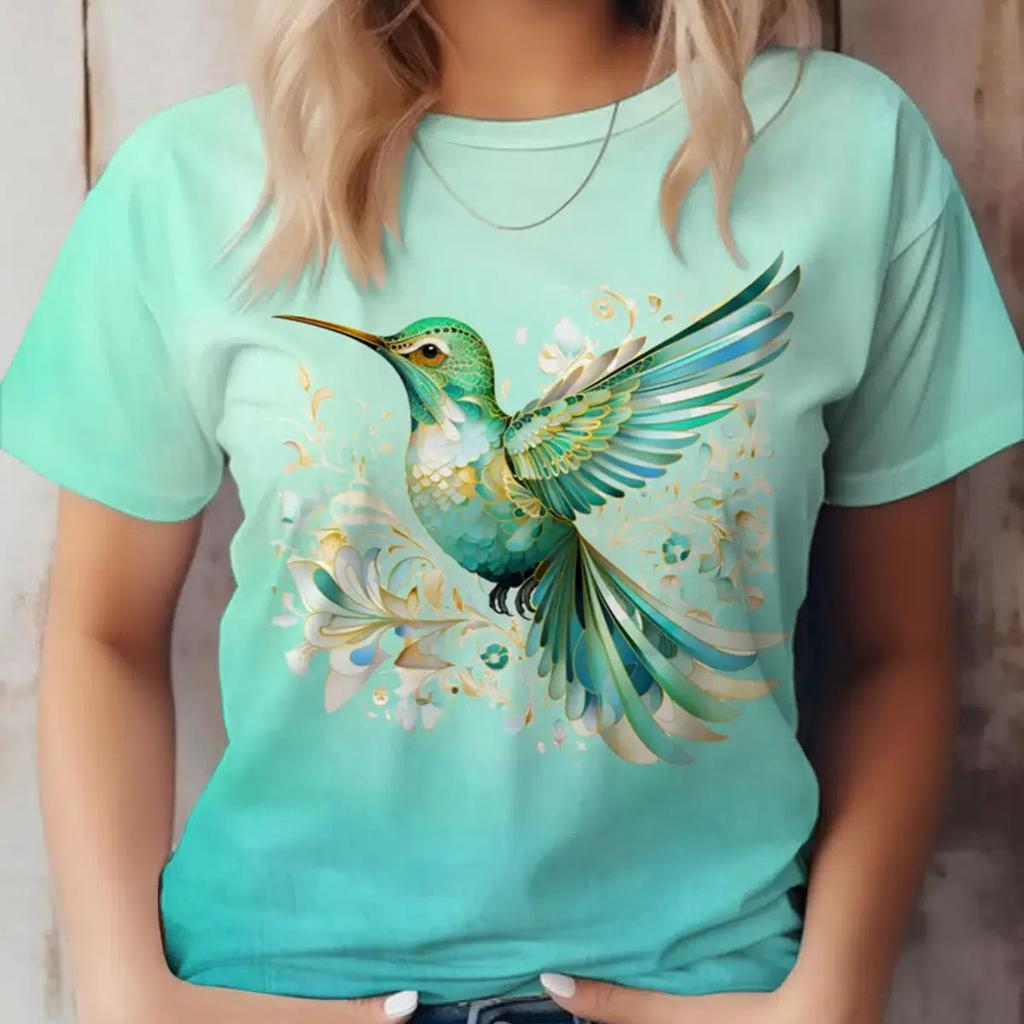 Женская футболка с 3D принтом Kawaii Cat с цветочной графикой, повседневные футболки с короткими рукавами, топы, модная летняя футболка с круглым вырезом Y2K для девочек