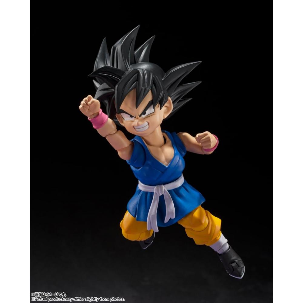 S.H.Figuarts Dragon Ball GT Сон Гоку -GT- Прибл.. Подвижная фигурка 80 мм из окрашенного АБС и ПВХ пластика