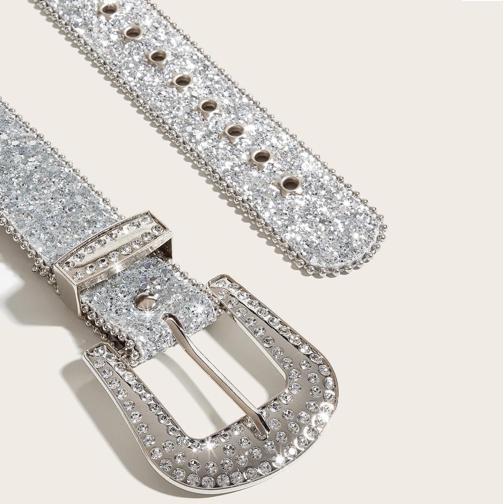 Ремни со стразами и кристаллами, женские ремни из искусственной кожи, модный ремень для девочек в западном стиле для джинсов, женский пояс, элегантный ремень для пастушки