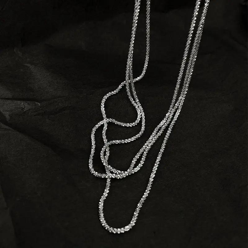 1 шт. модное элегантное позолоченное серебряное ожерелье со звездой гипсофилы для мужчин и женщин, универсальное ожерелье для пар, ювелирные аксессуары, подарок