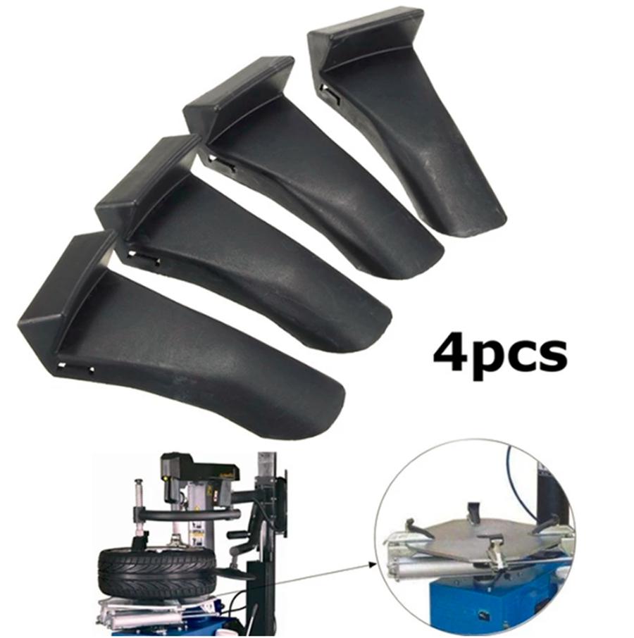 Новые 4 шт. Черные пластиковые накладки-зажимы на колесный диск, защитные накладки на губки для шиномонтажного станка