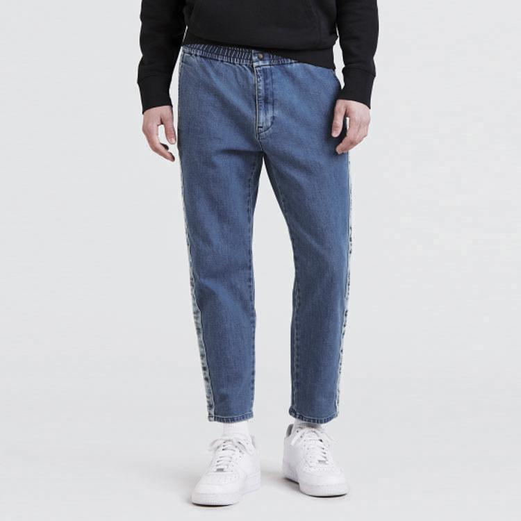 Levis Винтажные Зауженные Джинсы с Логотипом Мужские низ Синие 57797-0001