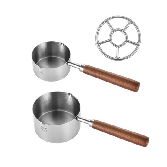 Мерная ложка, мерная ложка для корма для домашних животных, нержавеющая сталь, точные измерения, столовая ложка, кухонная ложка