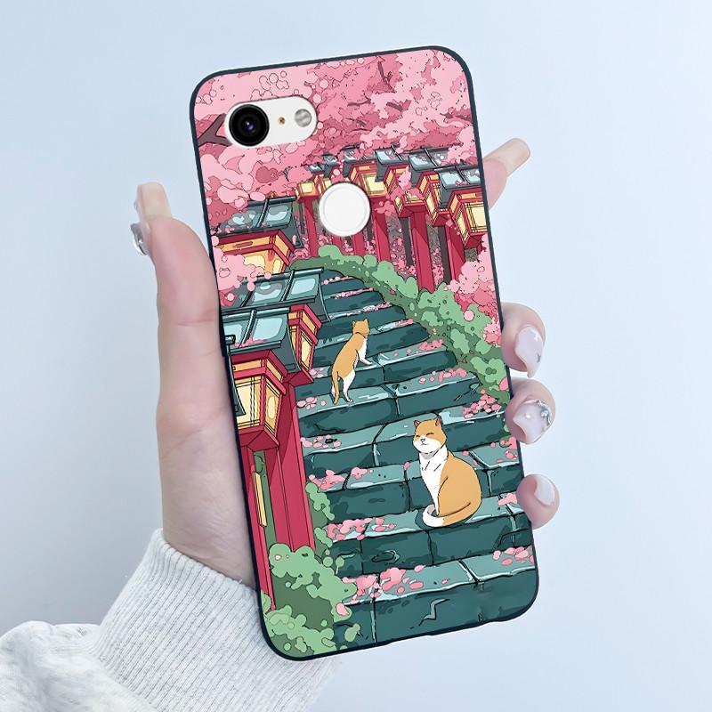 Милый Чехол Для Google Pixel 3/Pixel 3XL Печатный Корпус Funda Для Google Pixel 3A XL Coque Защитная Крышка Мягкий Силиконовый Кейс