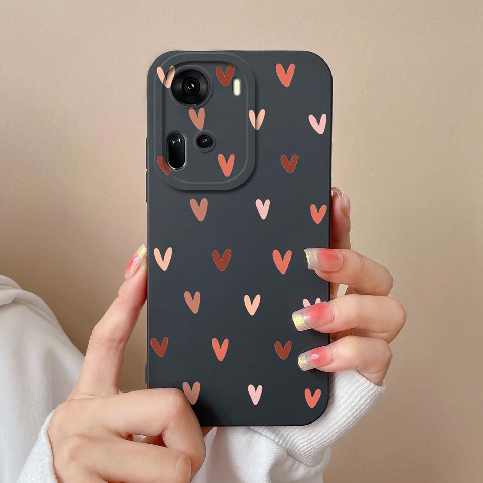 For OPPO Reno 11 Pro 5G Phone Case Butterfly Liquid Silicone Camera Protection Back Cover For OPPO Reno11 Pro Funda Coque Bumper