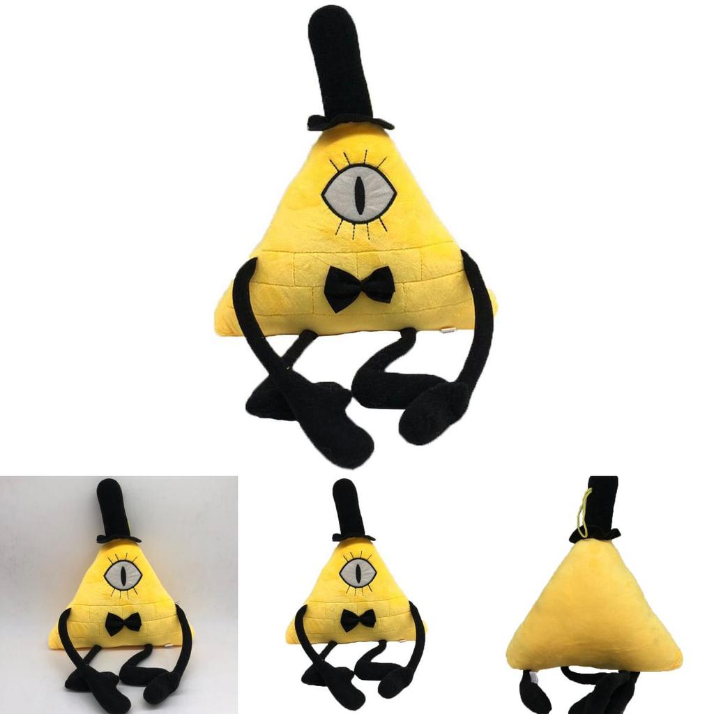 Adorable Bill Cipher Cartoon Plush Toy Doll For Children 28cm Soft And Cuddly