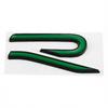 ear1 Metal for Volkswagen VW R Emblem Tiguan Bora GOLF POLO PASSAT CC T-CROSS Touran Jetta Arteon MK6 Car Grille Emblem Modification