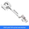 4-Point Cap Electroplated 304 Stainless Steel Float Valve – High Temp, Boiling Water, Acid & Alkali Resistant