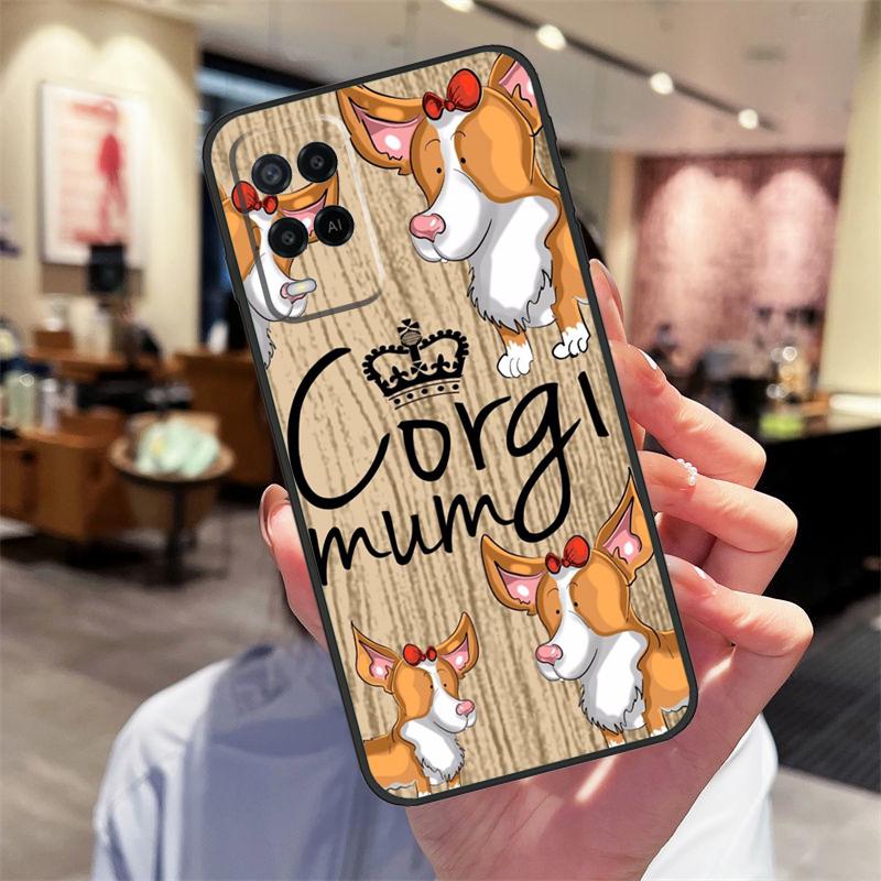 Мультяшный чехол для телефона Oppo с изображением валлийской сиба-ину корги