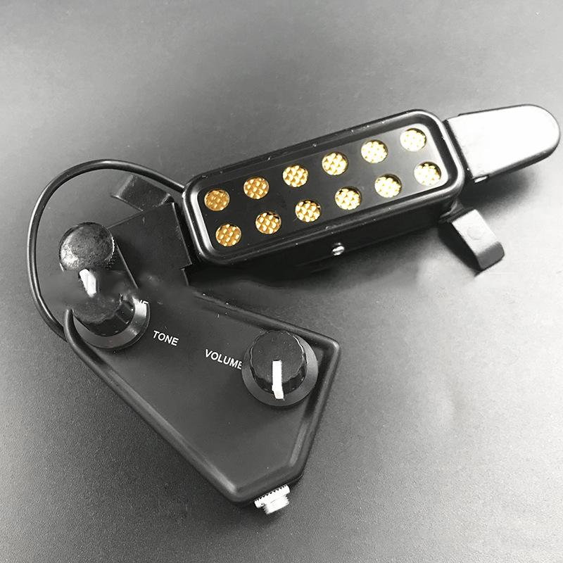 Acoustic Guitar Soundhole Pickup Volume Tone Adjustment Hole Free Acoustic Guitar Pickup