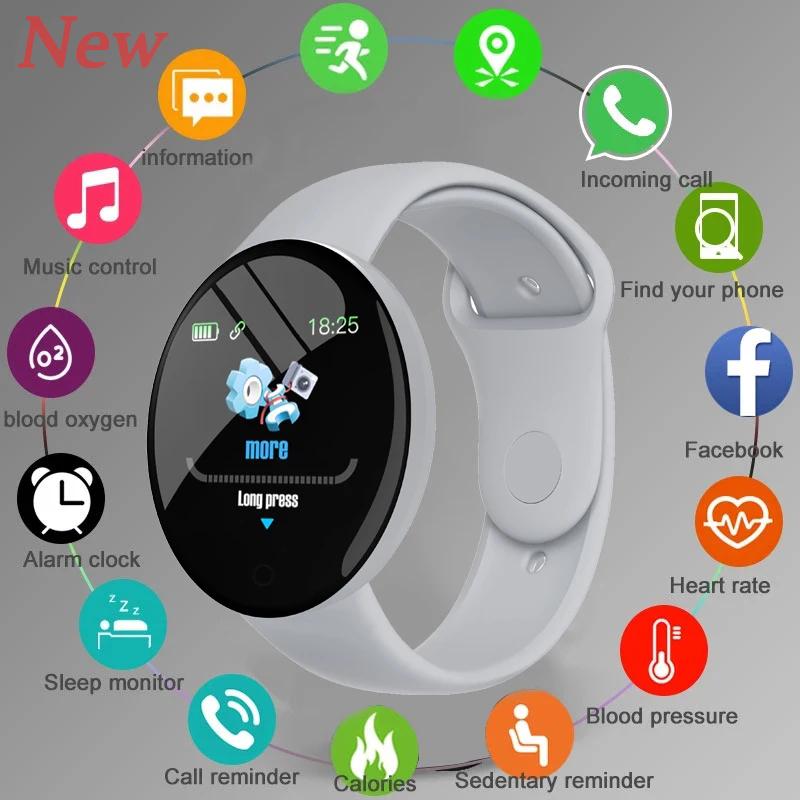 2025 Новый D18 Многофункциональные Умные Часы Женские Bluetooth Подключенный Телефон Музыка Фитнес Спортивный Браслет Монитор Сна Умные Часы