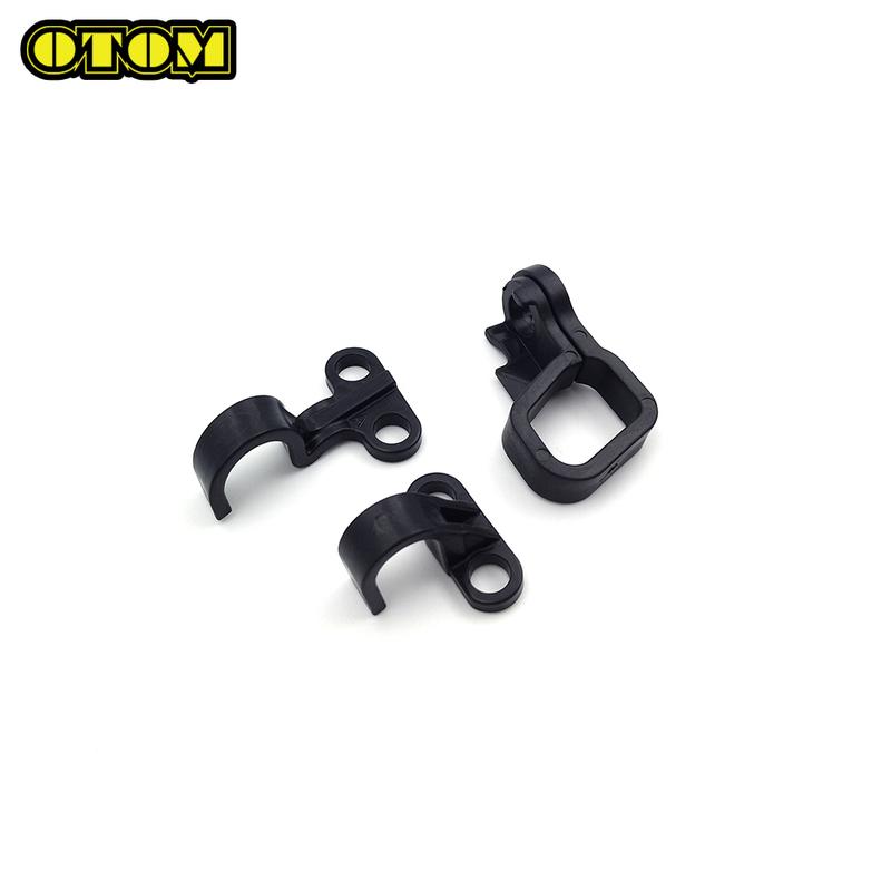 OTOM For YAMAHA Motorcycle Front Rear Brake Cable Clamp Guide Brake Hose Holder Tube Clip YAMAHA YZF YZFX WRF WRFK 250 450 Parts