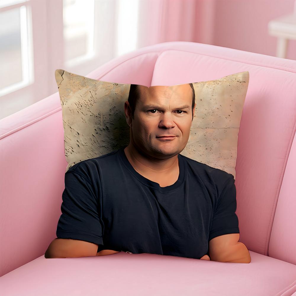 CChris Bauer Cushion Cover Pillow Case Soft Friendly Fabric Concealed Zipper