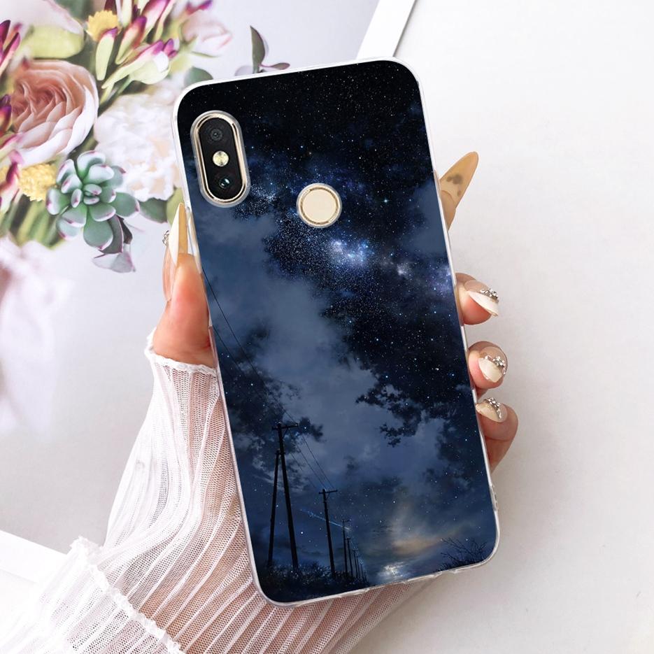 For Xiaomi Redmi Note 6 Pro Case Luxury Butterfly Tree Painted Cover Soft Silicone Case For Xiaomi Mi A2 Lite Redmi 6 Pro Fundas
