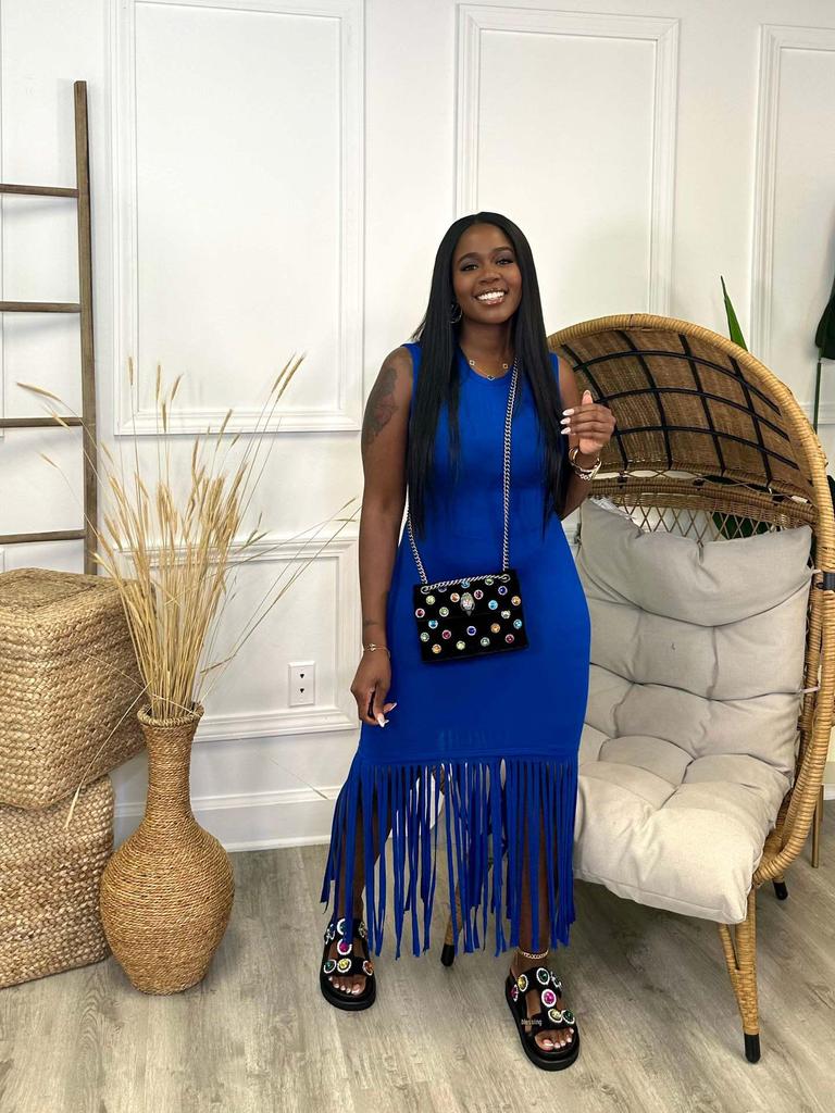 Новое популярнейшее платье с кисточками для европейских и американских женщин