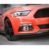 Chrome Front Fog Light Lamp Trim Cover Ring Decal for Ford Mustang 2015-18 Pair