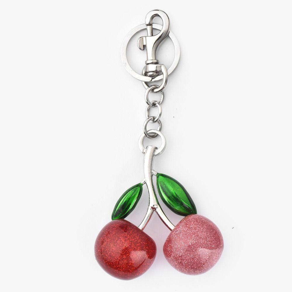 3D поделки брелок в виде вишни украшения подвески в виде вишни сумочка ювелирные изделия хрустальная вишневая подвеска