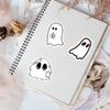 100 шт. наклейки с привидениями на Хэллоуин, самоклеящиеся водонепроницаемые наклейки из ПВХ для бутылок с водой, ноутбуков и телефонов