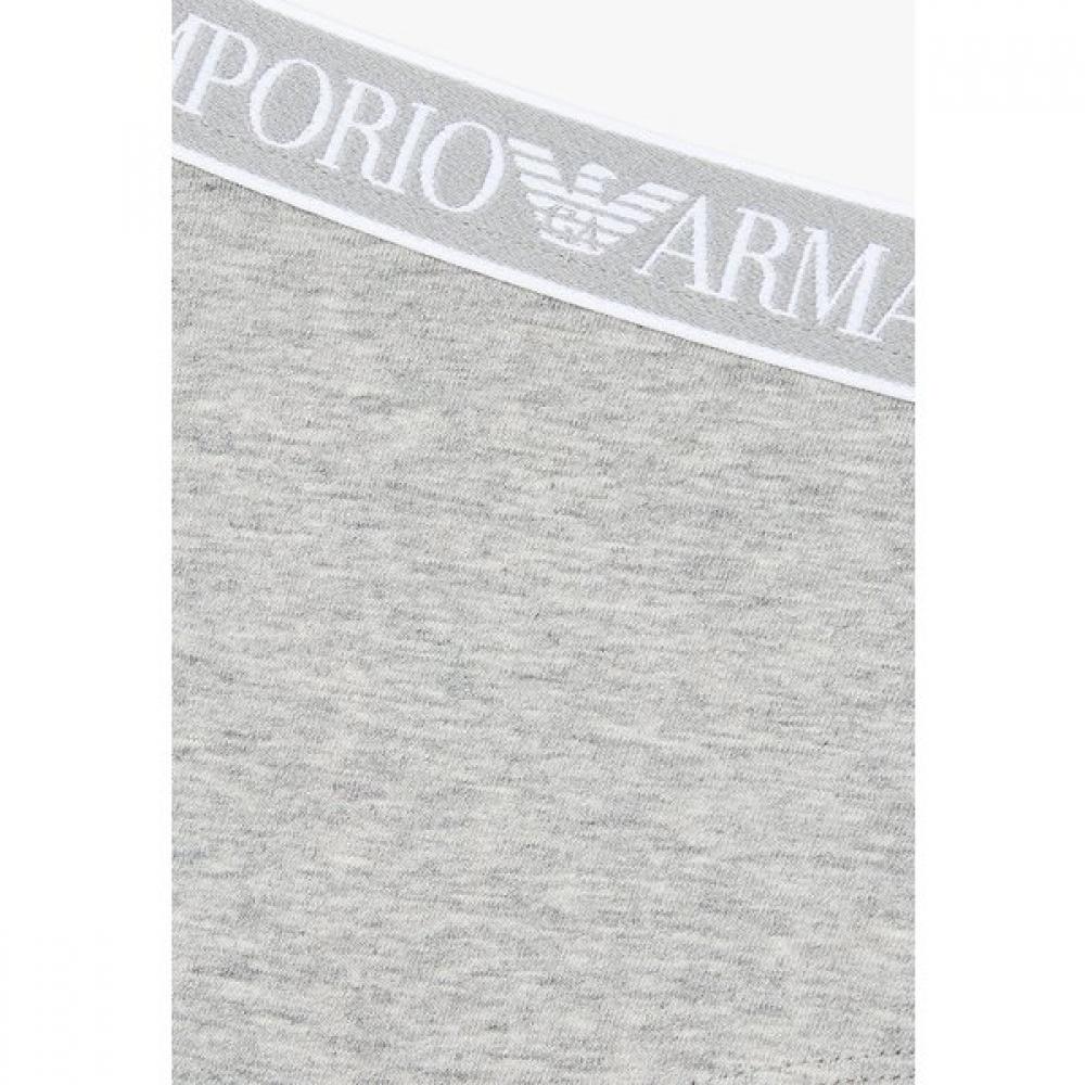 Emporio Armani Женские плавки с полосками и вырезом сзади Логотип 0826112501