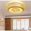 Woven Bamboo Chandelier Lamp Indoor Lighting Home Hotel Restaurant Kitchen Dining Decorative Rattan Pendant Light