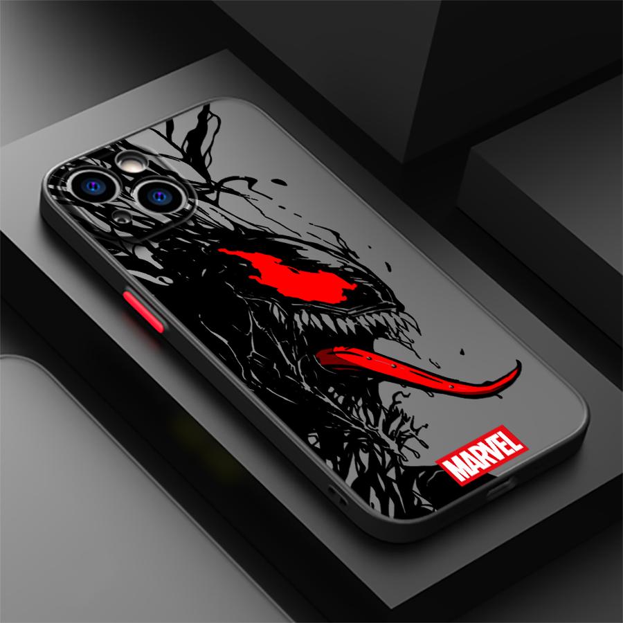 Чехол-накладка Marvels Spider-Man Venom для телефона iPhone 17 Pro Max 17e Air 7 8 SE 14 XS XR 13 Mini 12 16 Plus 11 15