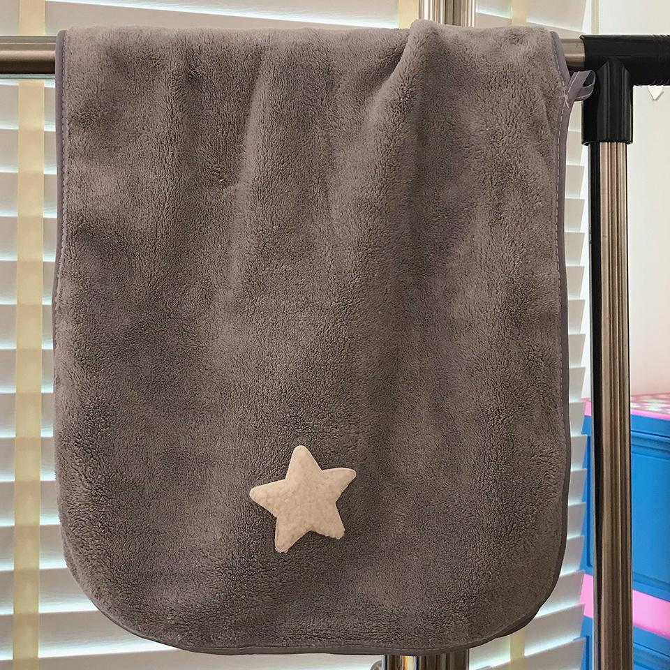Cartoon Cute Star Face Towel Simple Plain Couple Home Spa Lint-free Universal Dormitory Shower Cleaning Students Soft Cozy New