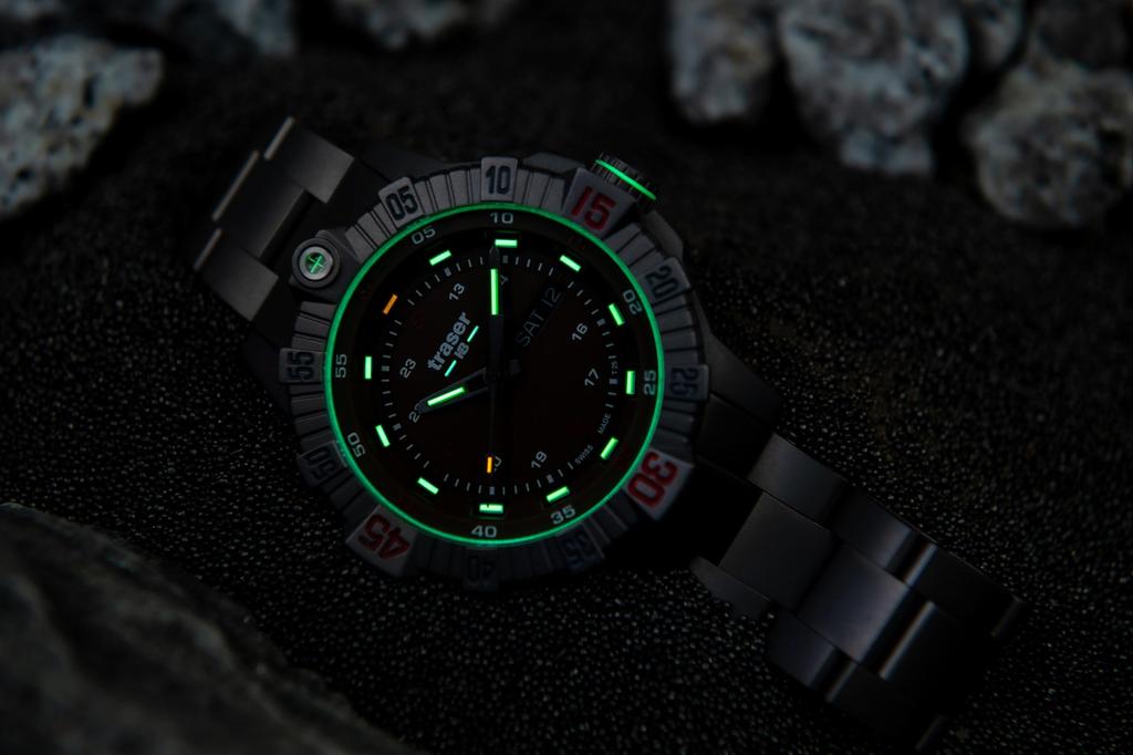 Watch Tracer P99 T Tactical Brown 9031614 Gray [TRASER] Men's