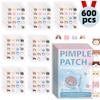 600 Pcs Cartoon Animal Shaped Acne Patches Skincare Stickers Makeup Tools