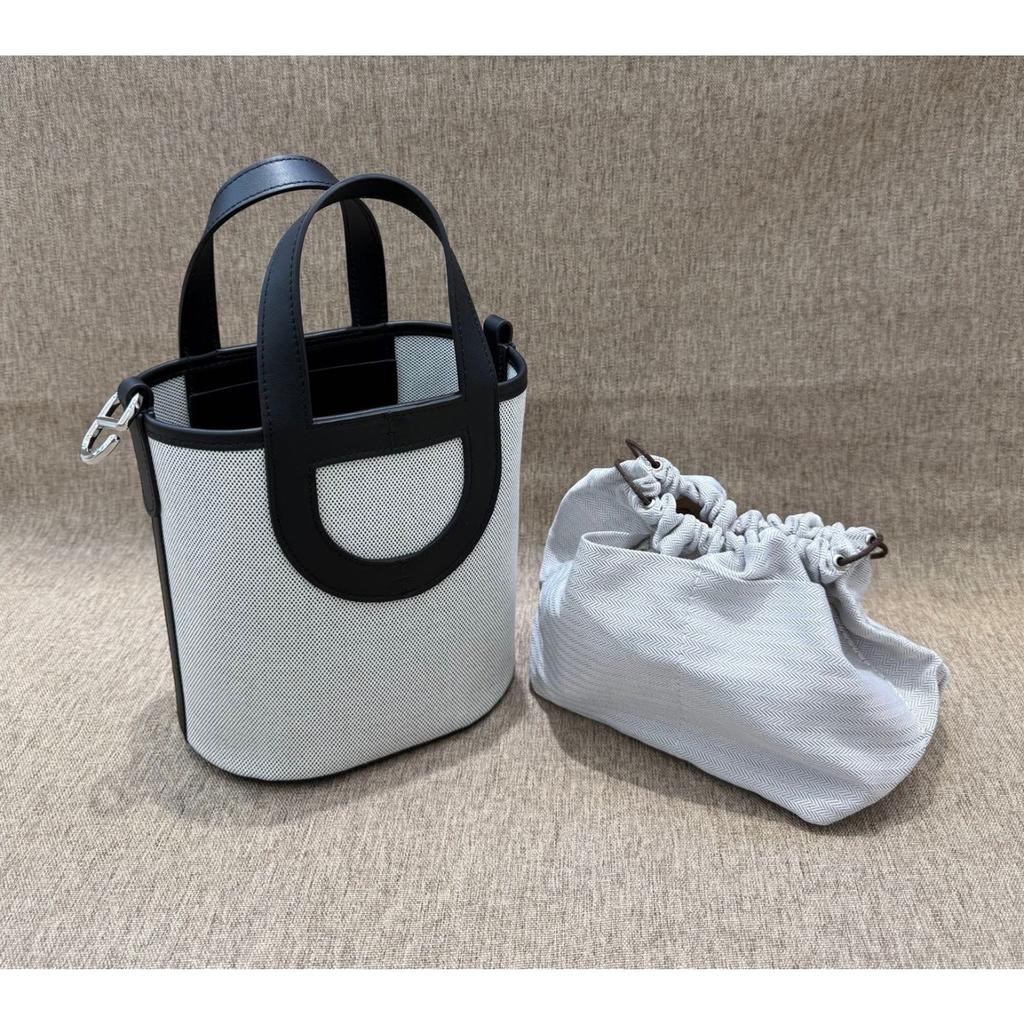 2026 Новая Модная Канва с Быстрой Первосортной Коровьей Кожей Свиной Нос Сумка-Ведро Прочная Корзина для Овощей Сумка