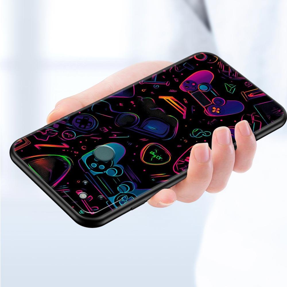 Чехол для телефона с графикой игрового контроллера для Google Pixel 10 9 8 7 6 9A 8A 7A 6A Pro Ударопрочный Мягкий ТПУ 9 Pro XL Накладка Capas