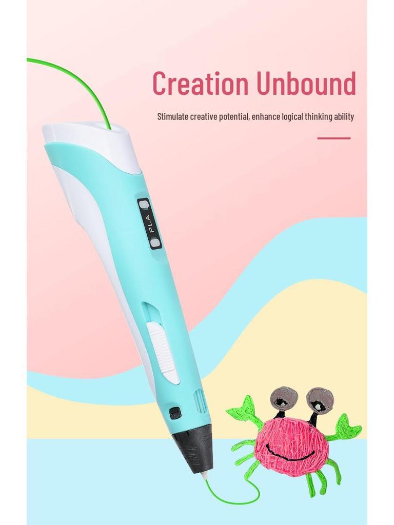 Second-Generation 3D Printing Pen for Kids - Ideal for 3D Drawing and Creative Gifts