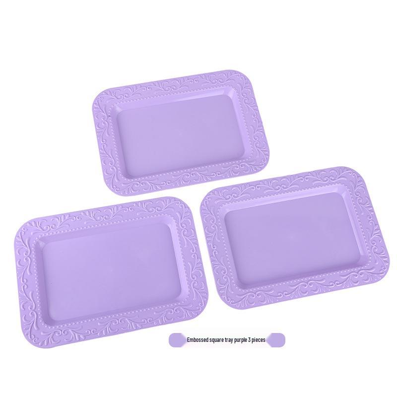 Трехъярусная подставка для торта к европейскому полуденному чаю - креативный многослойный пластиковый поднос для десертов и фруктовая тарелка