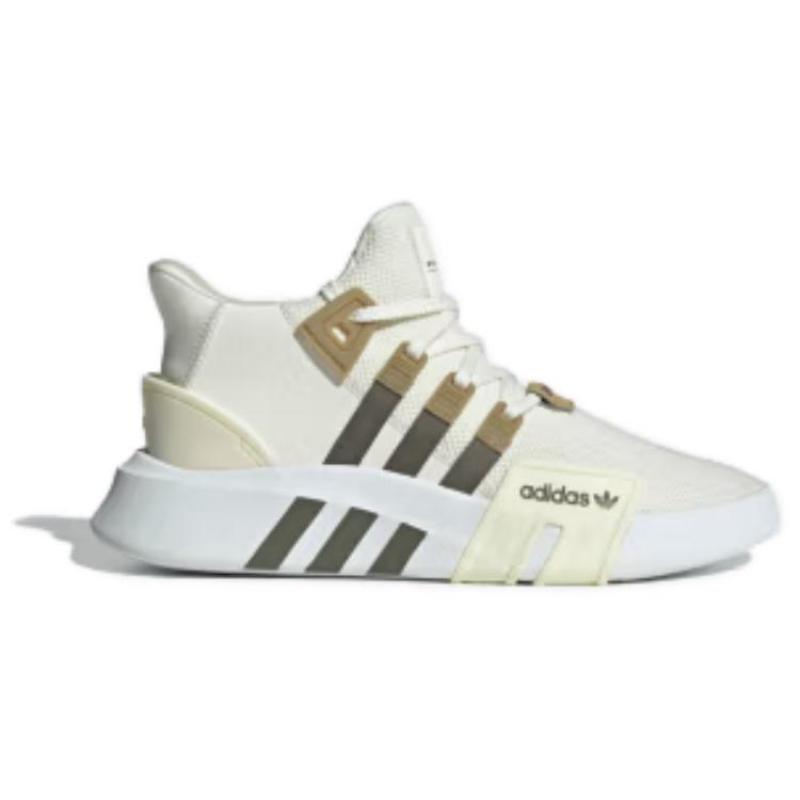 adidas Оригинальные кроссовки Originals Eqt Bask Adv со средней высотой верха, повседневные, унисекс, белые, зеленые, коричневые, JI4275