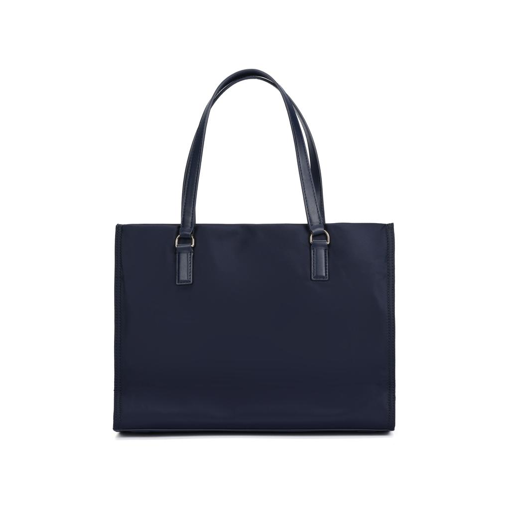 Tory Burch Ella Logo Large Capacity Nylon Tote Bag Unisex tote bags Navy-Blue 160633-405