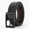 Ремень с игольной пряжкой, ремень с пряжкой-штифтом, мужской ремень из натуральной кожи, двухслойный кожаный модный повседневный ремень