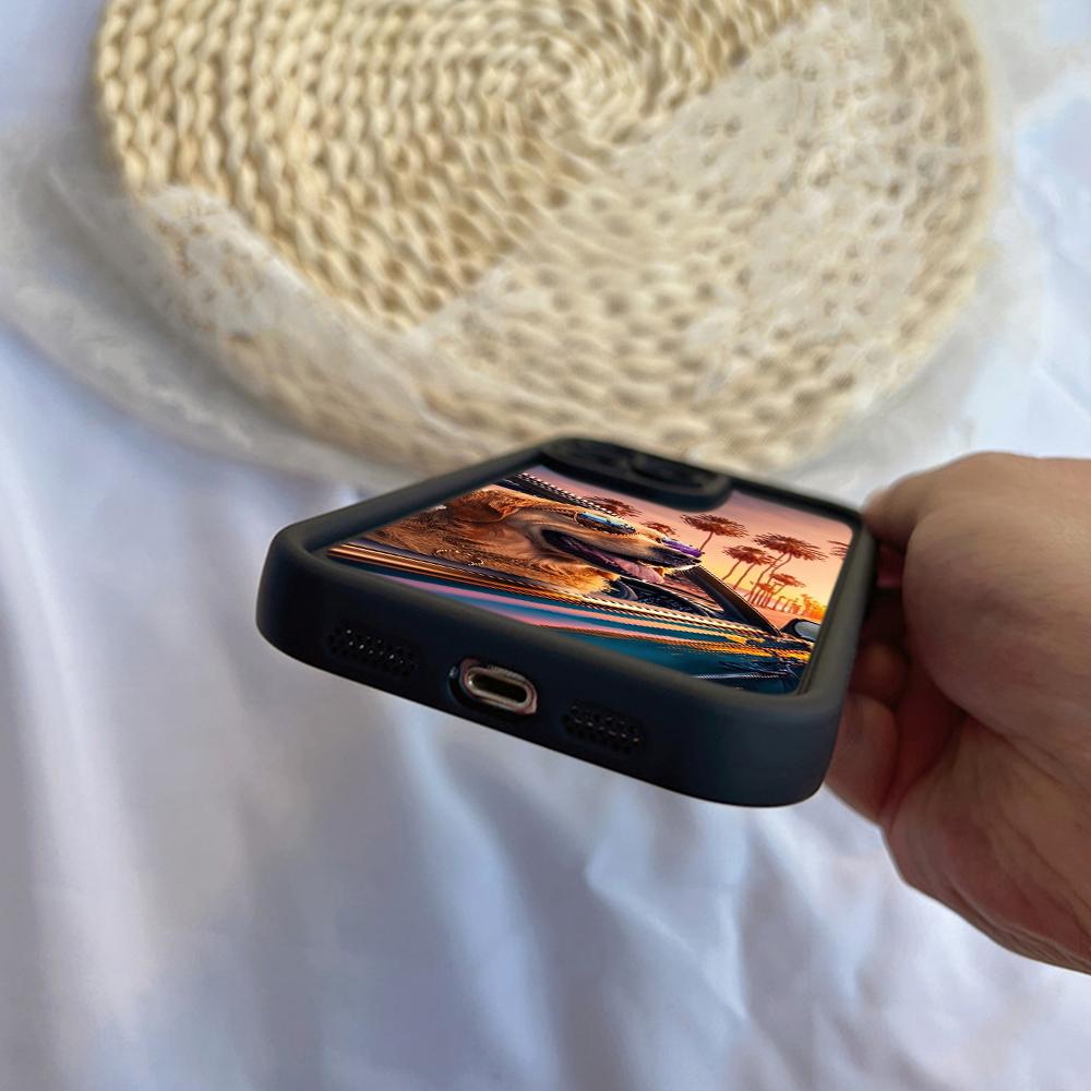 Ae76 Dog Color Doodle Design Art Защитные чехлы для телефонов для iPhone 13 14 15 Pro Max infinix Hot 40i Tecno Camon 30 20 Pro Angel Eyes Задняя крышка из ТПУ