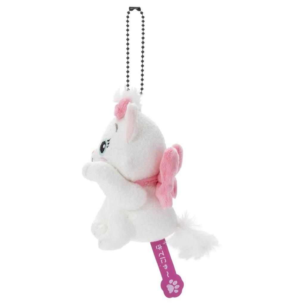 Диснеевский персонаж Маскот на шариковой цепочке Мари Плюшевая игрушка Высота 12 см Китеня~ прибл.