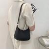 New Women's Fashion Handbags Retro Solid Color PU Leather Shoulder Underarm Bag Casual Women Handbags Trend