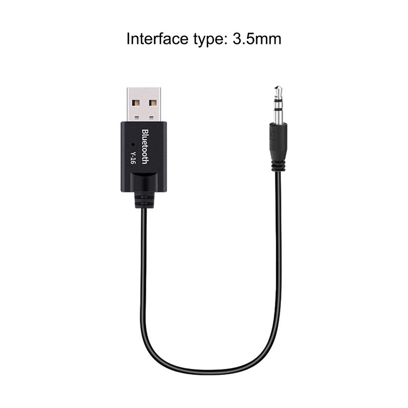 Адаптер USB-аудиоразъем Plug And Play USB-аудиоразъем 3,5 мм приемник BT4.2 Hi-Fi музыка аудио автомобильный стереоразъем кабели USB-шнур