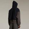 Fear of God Essentials Мужской свитер с капюшоном из нейлонового флиса Чернила/Струйный черный Мужские топы 202SP244320F