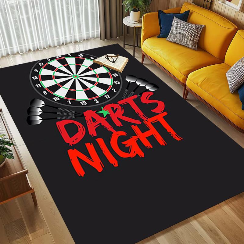 Darts Night Living Room Nonslip Area Rug Soft Carpet For Bedroom Game Playroom Sofa Office Home Decor Doormat Christmas Gift C9301002