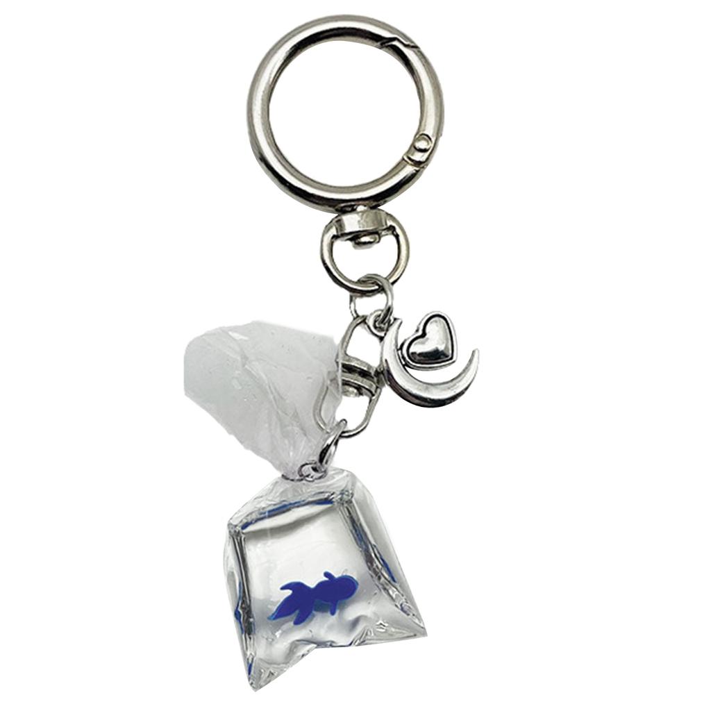 Уникальный шарм с милым кулоном, уникальная сумка-рыба с водой, брелок, подвеска ручной работы, сумка, подвески, украшение