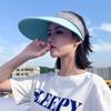 Casual Women Ladies Wide Brim Outdoor Breathable Visor Summer Sun Cap Beach Cap Empty Top Suncap