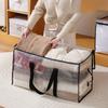 Large Capacity Storage Bag Clothes Blankets Closet Organizer Moving Tote Bag Zipper Durable Handbag Luggage Pack