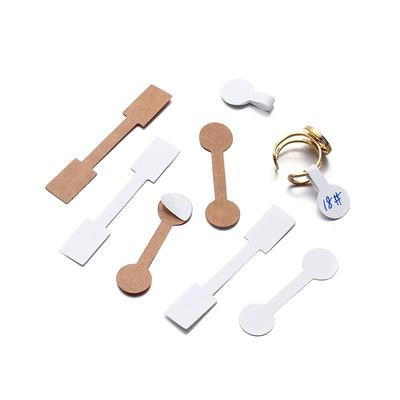 Самоклеящиеся бирки-кольца для украшений и ценники для DIY