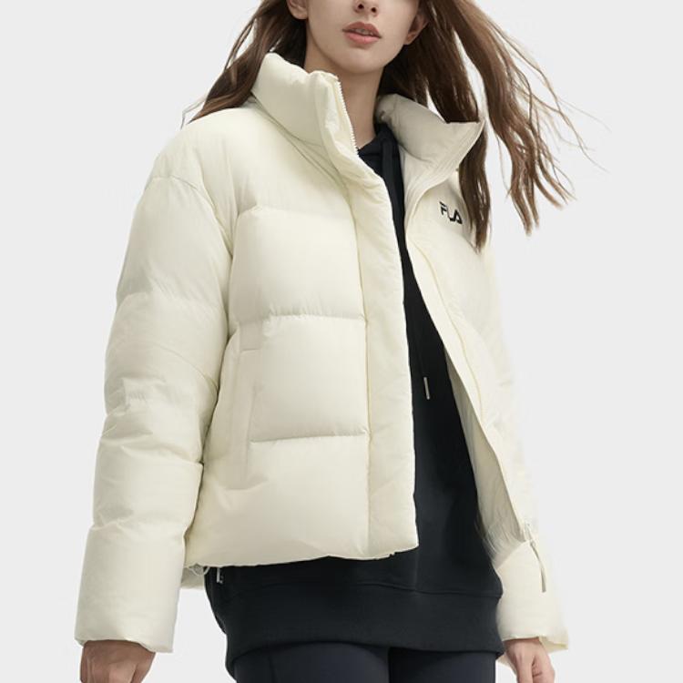Новый пуховик FILA Lifestyle Женский Белый цвет «Цветок груши» F51W449904F-IV