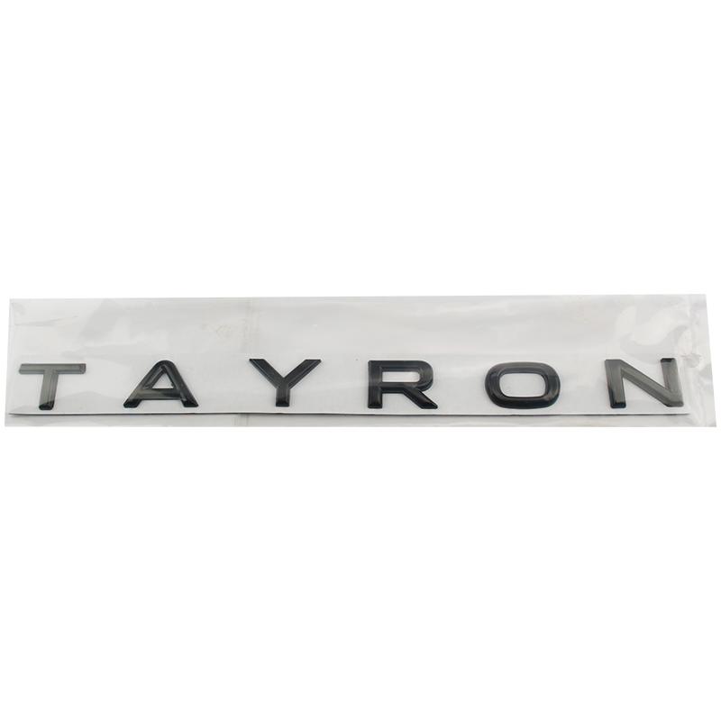 Car Metal Trunk Letters Words Logo Badge Emblem Decals Sticker For VW TAYRON 2021 2022 2023 2024 Styling Accessories
