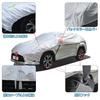 ANBEN CE-M Car Cover, Half Body Cover, Fleece-Lined Type, Auto Cover, Waterproof, Dustproof, Sunburn